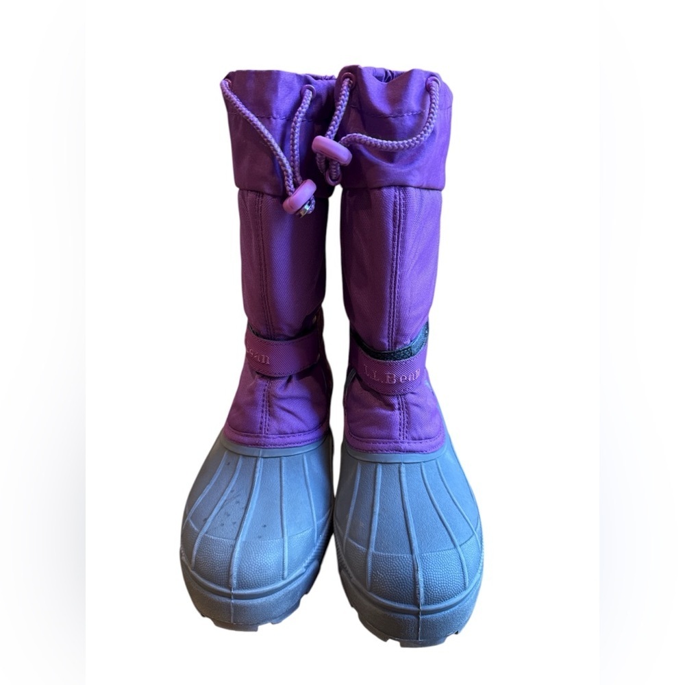 L.L. Bean Kids Purple and Gray Boots - Picture 8 of 8